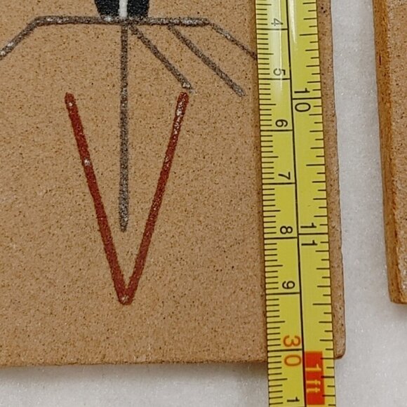 Navajo Thunderbird Boy and Girl Sand Art - Picture 8 of 8